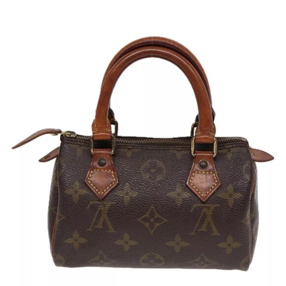 LOUIS VUITTON Monogram Mini Speedy Hand Bag M41534 LV Auth 86496 - Picture 3 of 16